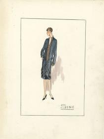 Nachmittagskleid von Bernard et C.ie, Modell Sosie