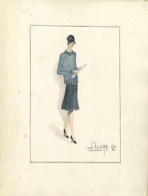 Nachmittagskleid von Bernard et C.ie, Modell J'Adore Ça
