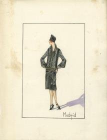 Nachmittagskleid von Bernard et C.ie, Modell Madrid