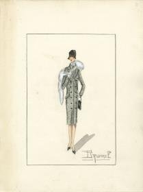 Mantel von Bernard et C.ie, Modell Brummel