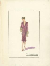 Nachmittagskleid von Bernard et C.ie, Modell Sauvageonne