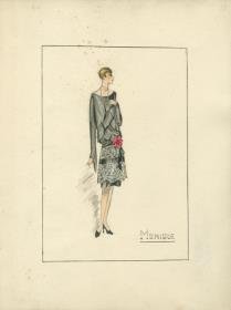 Nachmittagskleid von Bernard et C.ie, Modell Monique