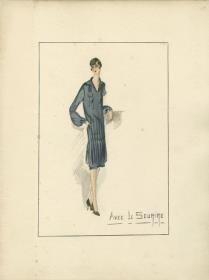 Nachmittagskleid von Bernard et C.ie, Modell Avec Le Sourire