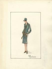 Nachmittagskleid von Bernard et C.ie, Modell Printania