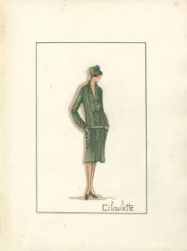 Nachmittagskleid von Bernard et C.ie, Modell Ciboulette