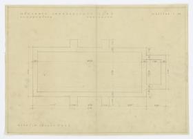 Gewerbeausstellung Dombauhütte, München, Grundriss Fundamente