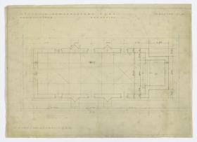 Gewerbeausstellung Dombauhütte, München, Grundriss, M 1:50