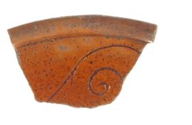 Schale oder tiefer Teller, Fragment