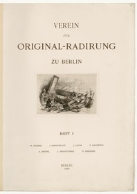 Utensilien für die Radiertechnik
