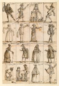 Costumes de théâtre petits métiers, Bl. 4