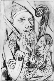 Pierrot und Maske
