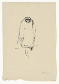 Sitzender Raubvogel (Adler)