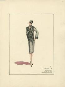 Mantel von Bernard et C.ie, Modell Comme La Violette