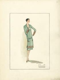 Nachmittagskleid von Bernard et C.ie, Modell Biribi
