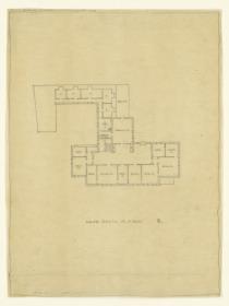 Wohnhaus Alexander Hoffmann, Wien, Obergeschoss, Grundriss 2