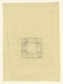 Wohnhaus Alexander Hoffmann, Wien, Obergeschoss, Grundriss