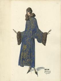 Abendmantel von Bernard et C.ie, Modell Pegasse