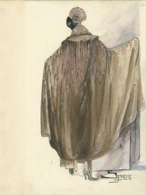 Abendcape von Bernard et C.ie, Modell Syracuse