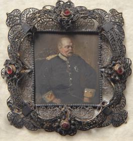 Bismarck. Miniatur aus der Sammlung Loewe