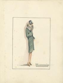 Mantel von Bernard et C.ie, Modell Princessina
