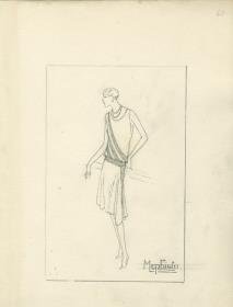 Abendkleid von Bernard et C.ie, Modell Mephisto