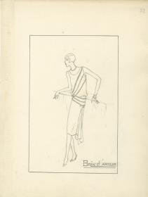 Abendkleid von Bernard et C.ie, Modell Brin d' Amour