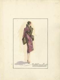 Abendmantel von Bernard et C.ie, Modell Soleil Couchant