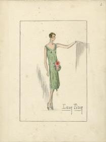 Abendkleid von Bernard et C.ie, Modell Coeur Léger