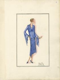 Abendkleid von Bernard et C.ie, Modell Betty