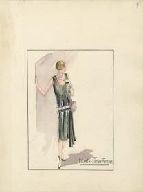 Abendkleid von Bernard et C.ie, Modell Porte-bonheur