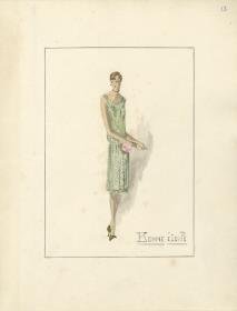 Abendkleid von Bernard et C.ie, Modell Bonne Étoile