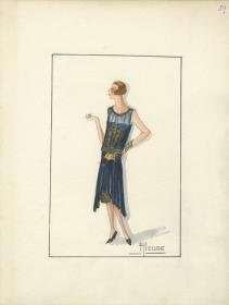 Abendkleid von Bernard et C.ie, Modell Rieuse