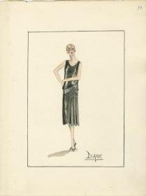 Abendkleid von Bernard et C.ie, Modell Diane