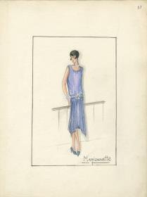Abendkleid von Bernard et C.ie, Modell Marionette