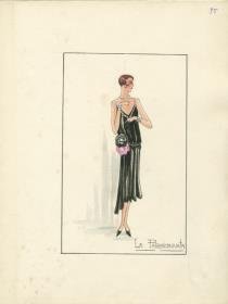 Abendkleid von Bernard et C.ie, Modell La Passionnata