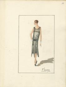 Abendkleid von Bernard et C.ie, Modell Fleurie