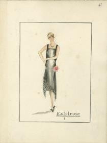 Abendkleid von Bernard et C.ie, Modell Enjoleuse