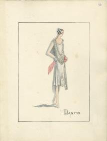 Abendkleid von Bernard et C.ie, Modell Banco