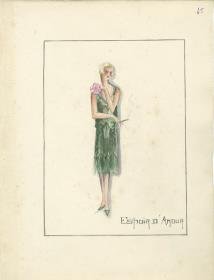 Abendkleid von Bernard et C.ie, Modell Espoir d' Amour