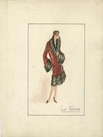Abendmantel von Bernard et C.ie, Modell La Féerie