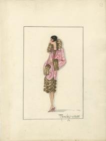 Abendmantel von Bernard et C.ie, Modell Rendez-Vous