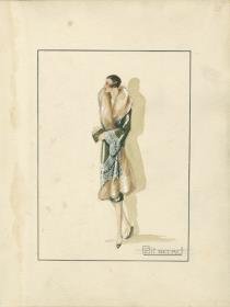 Abendmantel von Bernard et C.ie, Modell Petit Secret