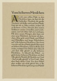 Vom höheren Menschen