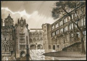 Heidelberger Schloss, Teile der Ruine