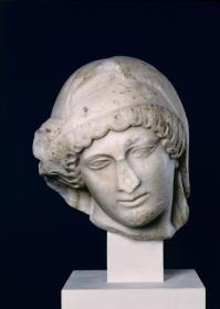 Kopf der Penelope (vermutlich zu einer Grabstatue gehörend)