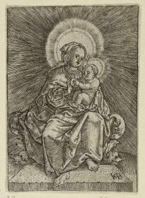Maria mit Kind, sitzend