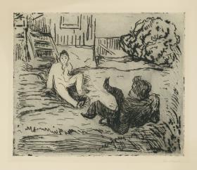 Die Schlägerei (Schlägerei in heller Sommernacht)