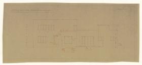 Landhaus Prof. Lewin, Berlin Schlachtensee, Gartensansicht, Lichtpause