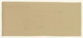 Landhaus Prof. Lewin, Berlin Schlachtensee, West-Seite, Aufriss, Lichtpause