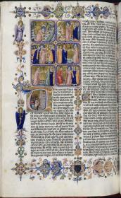Sechs Begebenheiten aus dem Leben Jeremias (folio 277 verso der "Hamilton-Bibel")